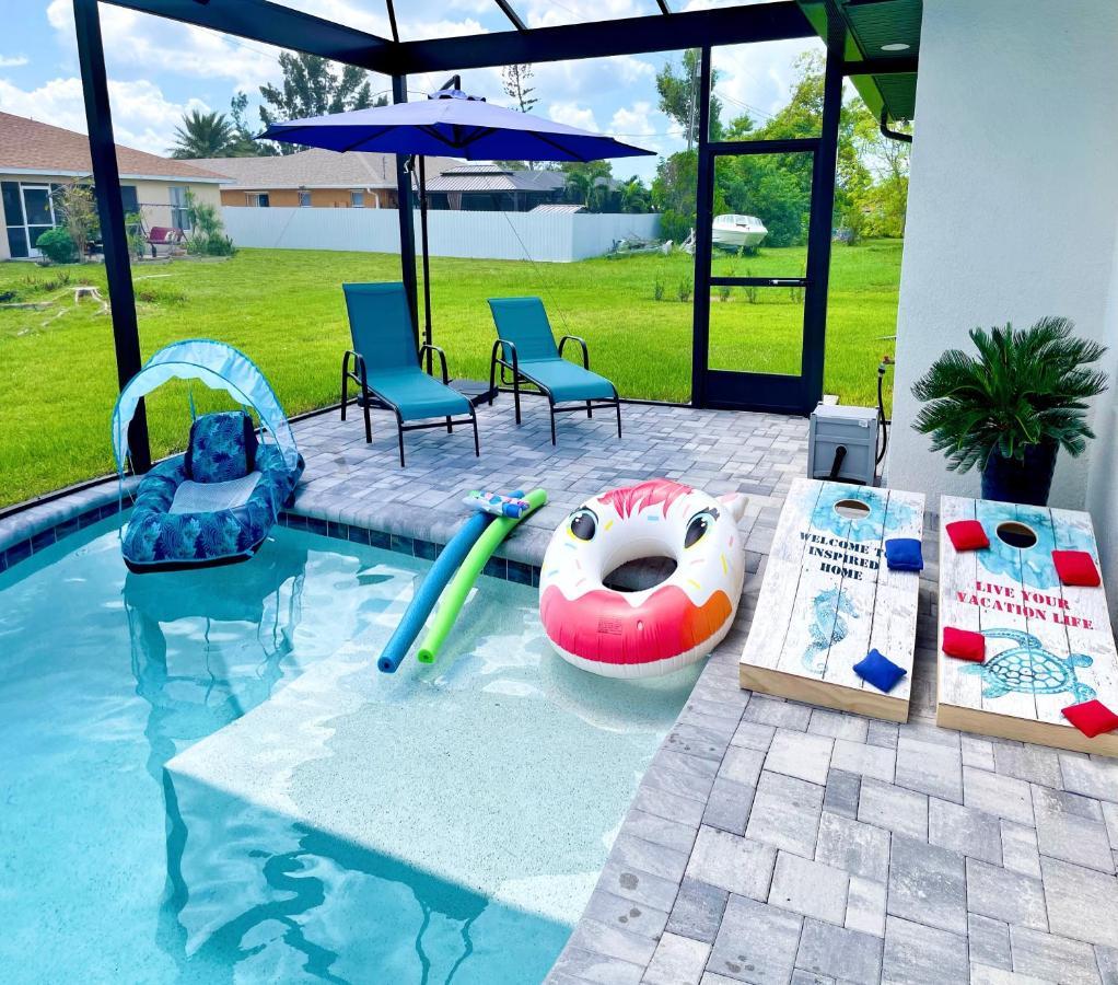 Perfect Oasis Retreat ! 2023 Luxury Built Home, Heated Pool And Games Cape Coral Zewnętrze zdjęcie