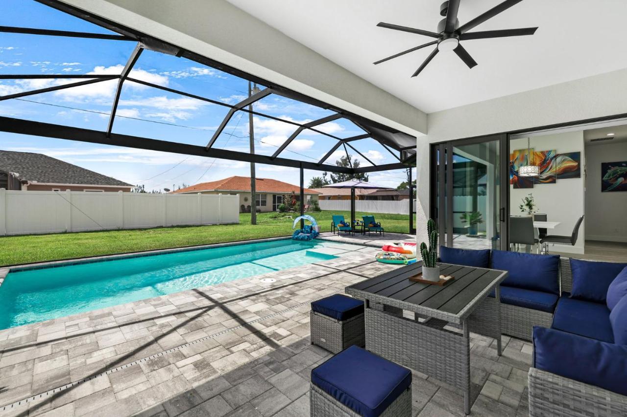 Perfect Oasis Retreat ! 2023 Luxury Built Home, Heated Pool And Games Cape Coral Zewnętrze zdjęcie